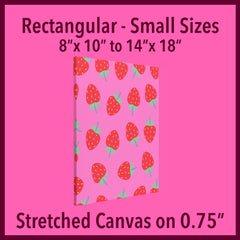 Stretched Canvas Small 0.75"