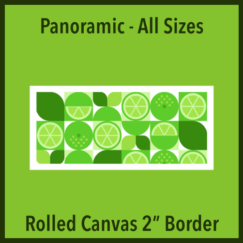 Rolled Canvas Panoramic 2" Border