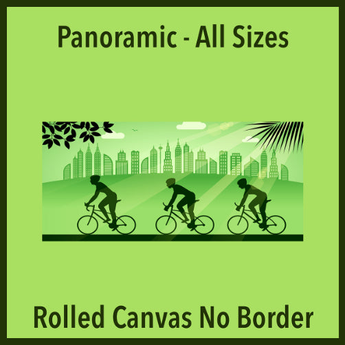 Rolled Canvas Panoramic No extra Border