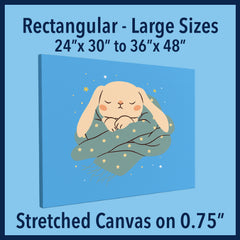 Stretched Canvas Large on 0.75"