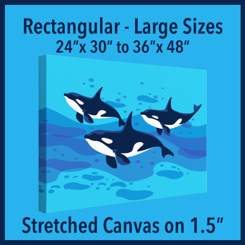 Stretched Canvas Large on 1.5"