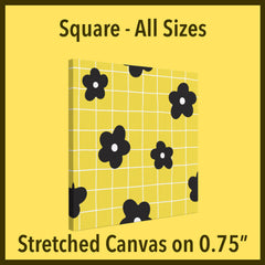 Stretched Canvas Square on 0.75"
